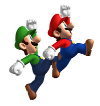 NSMB Artwork Mario & Luigi 2