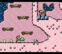 SMW2 Screenshot Feuer und Eis