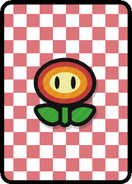 The Fire Flower card from Paper Mario: Color Splash