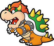 Paper Bowser in Paper Mario: The Thousand-Year Door.