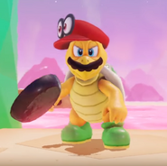 Hammer Bro in Super Mario Odyssey ( captured by Mario )