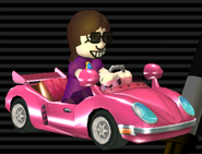 A female Mii's pink Honeycoupe.