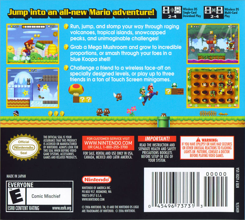 super mario bros for nintendo ds