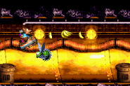 DKC3GBA Screenshot Kanalrohr-Terror