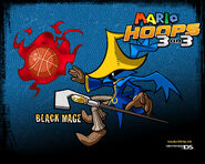 Mago Negro en Mario Slam Basketball
