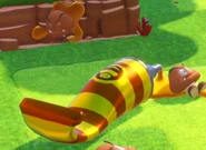 Bee Mushroom on tube of honey