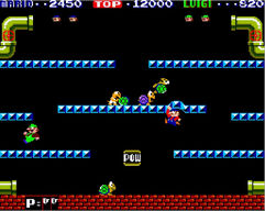 Mario Bros. arcade screenshot