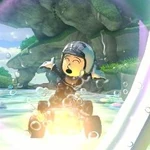 MK8 Screenshot Weibliches Mii Sprungturbo Kart 2