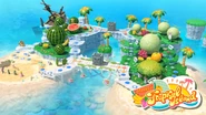 Île tropicale de Yoshi Explorez deux îles et utilisez les ponts qui les relient à votre avantage ! ★☆☆☆☆