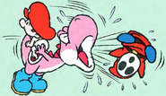 SMW2 Artwork Pinker Yoshi 3.png (115 KB) Super Mario World 2: Yoshi's Island