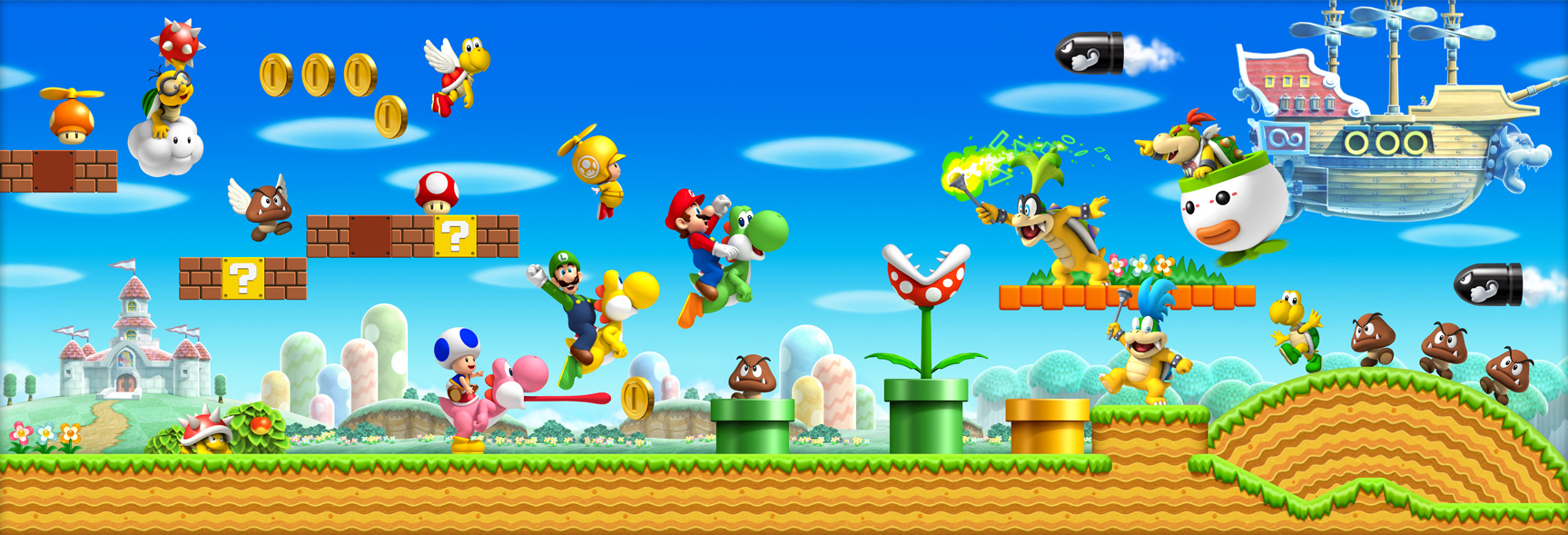 new super mario brothers wii game