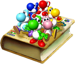 Yoshis on storybook