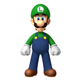 NSMBW Artwork Luigi