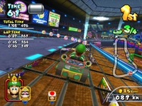 MKAGP2 Screenshot Waluigi Stadium 2