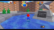 Princess Peach's Castle Courtyard SM64