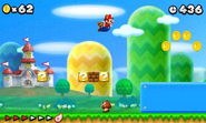 An early screenshot of New Super Mario Bros. 2