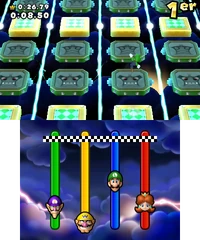 Mario Party: Island Tour screenshot of Flomps in Flip Out