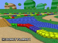 MKDS Donut Plains.png (24 KB) The course as it appears in Mario Kart DS.
