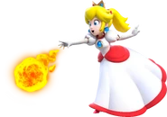 Princess Peach with the Fire Flower