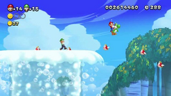 Cheep Cheep y a volar (NSMB