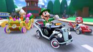 Luigi (Lederhose) in Mario Kart Tour