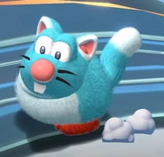 Un Mulhop chat dans Super Mario 3D World + Bowser's Fury