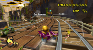 Wario's Jetsetter in action on Wario's Gold Mine.