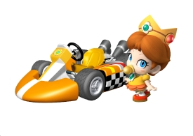 Baby Daisy aus Mario Kart Wii