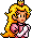 Princess Peach (letter)'s sprite for Super Mario Bros. 3