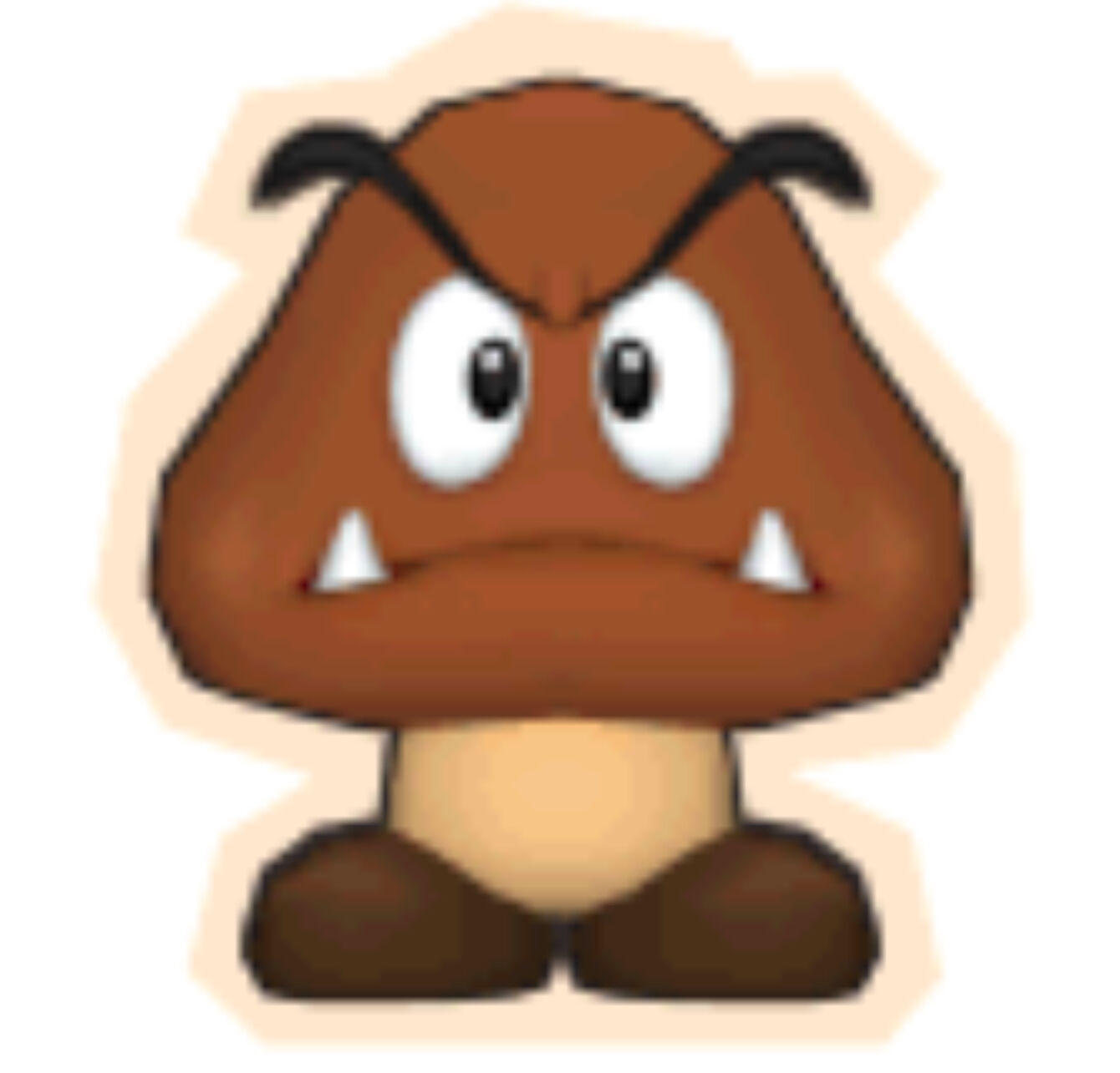 Personajes cafés de Mario Bros