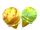 Melone-Banane-Eisballons