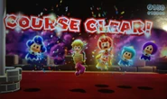 Peach celebrating her victory with the 5 Sprixies.