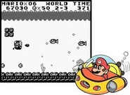 submarino en Mario Land.