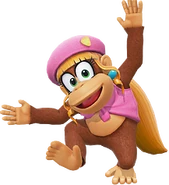 Dixie's Donkey Kong Bananza model