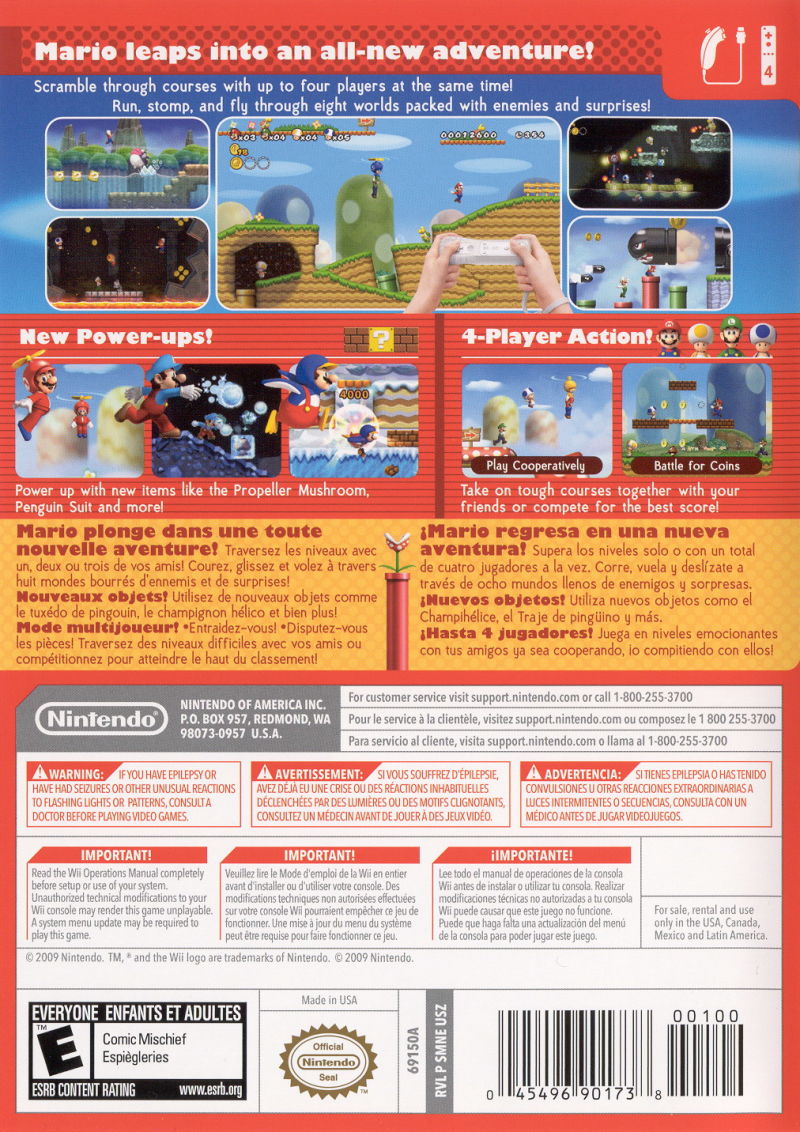 new super mario bros wii 2009