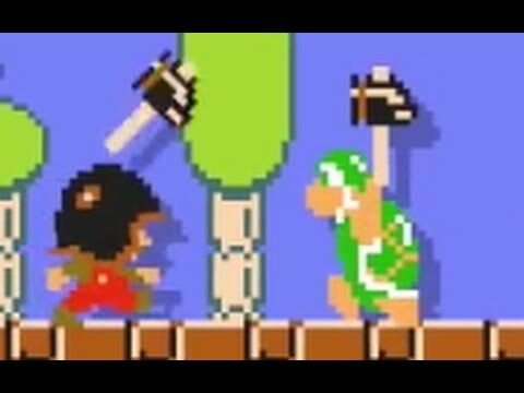 Getting Over It“ in „Super Mario Bros.“ - Hammer Game-Mashup