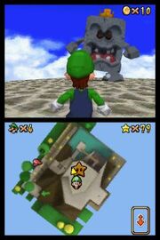 Once you’ve gained access to the main man, it all becomes pleasingly familiar: climbing trees, wall-jumping, backflip jumps and all the classic moves come flooding back, but also present the biggest (arguably only) obstacle to Super Mario 64 DS’s true greatness: the controls.