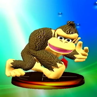 Donkey kong trophy ssbm
