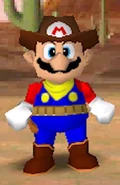 Tenue de cow-boy de Mario Party 2.