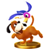 SSB4 Sprite Trophäe Duck Hunt Duo