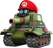 Mario transformado en Sherm.