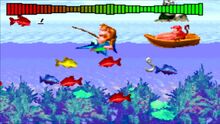 DKC Screenshot ZWANZIG ROTE FISCHE