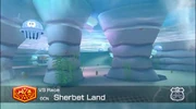Jellybeams in the course intro of Sherbet Land.