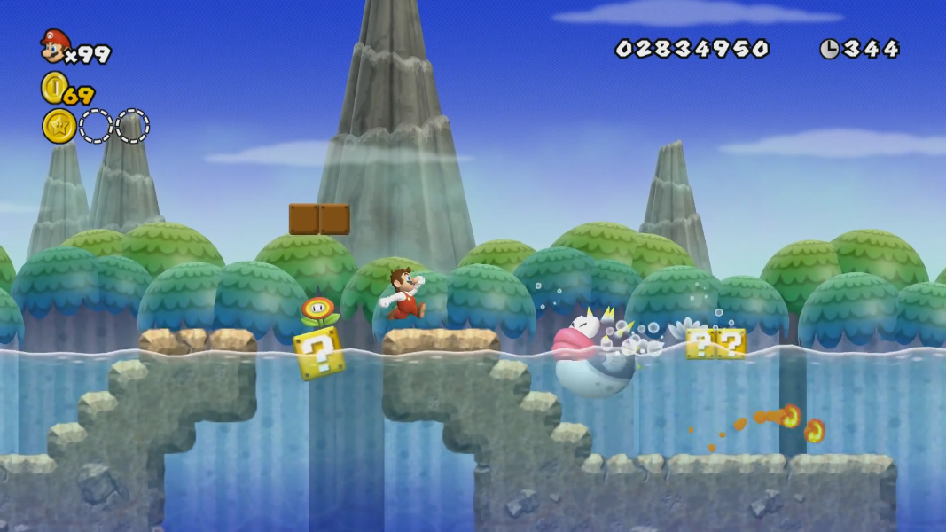 New Super Mario Bros. Wii – 3-4 Players Walkthrough Co-Op Full