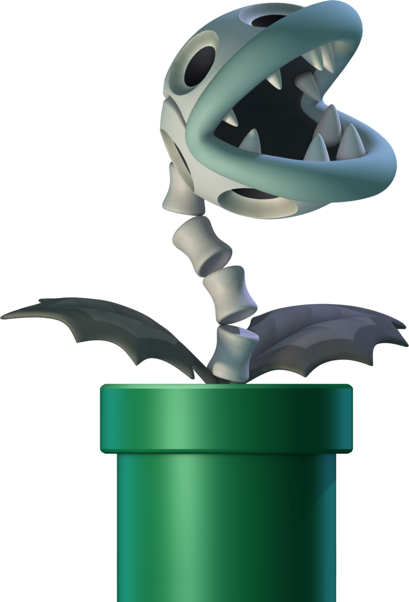 Bone Piranha Plant Mario Wiki Fandom 