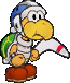 A Boomerang Bro from Paper Mario: The Thousand-Year Door.