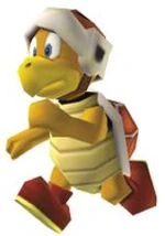 Modelo de un Hermano Fuego en New Super Mario Bros