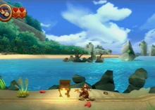 DKCR Screenshot 2-1 Planken-Parcours 3. Puzzleteil