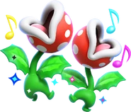 Mobile Piranha-Pflanze