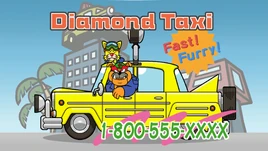 Diamond Taxi ad WWDIYS